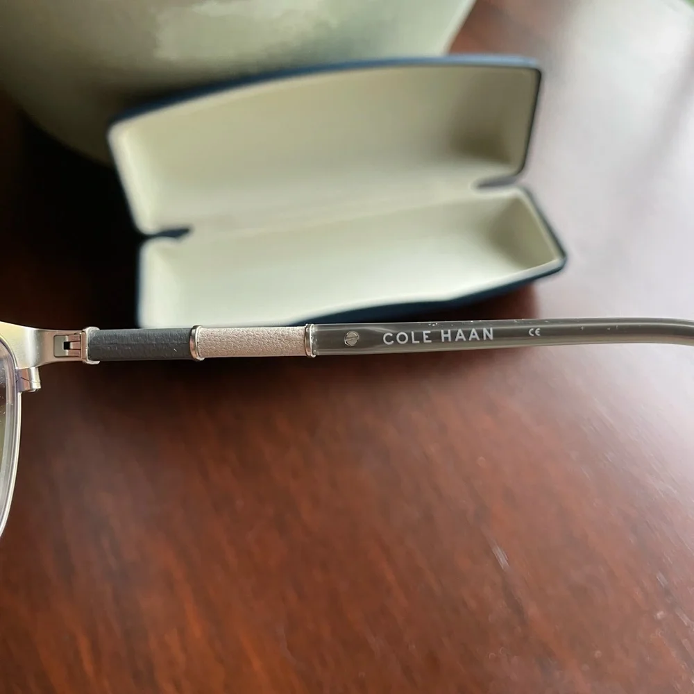 Cole Haan Gray Eyeglasses with Case